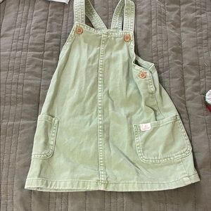 H&M Light Green Kids Overall Dress